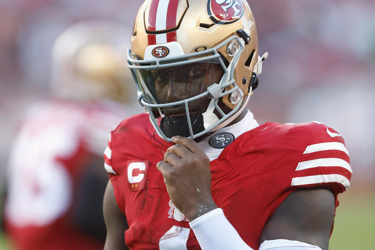 49ers WR Deebo Samuel to miss ‘a couple of weeks’ with calf strain, says coach Kyle Shanahan