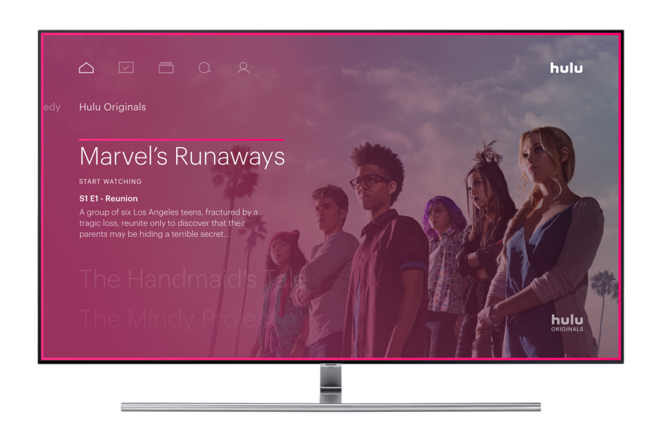 A screen shot of the Hulu original series Marvel's Runaways
