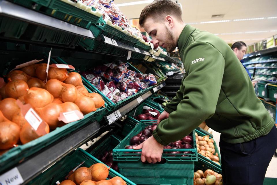 Tesco goes plastic-free: Supermarket giant ditches fruit and veg plastic packaging as part of trial