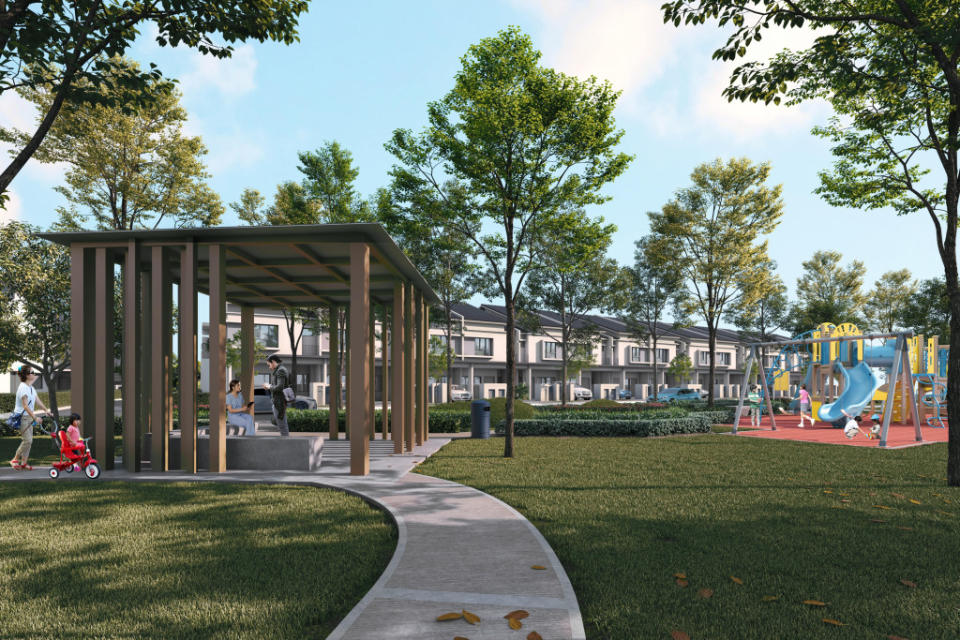 Laelia offers residents a nature-filled environment with pocket parks and a serene lake nearby