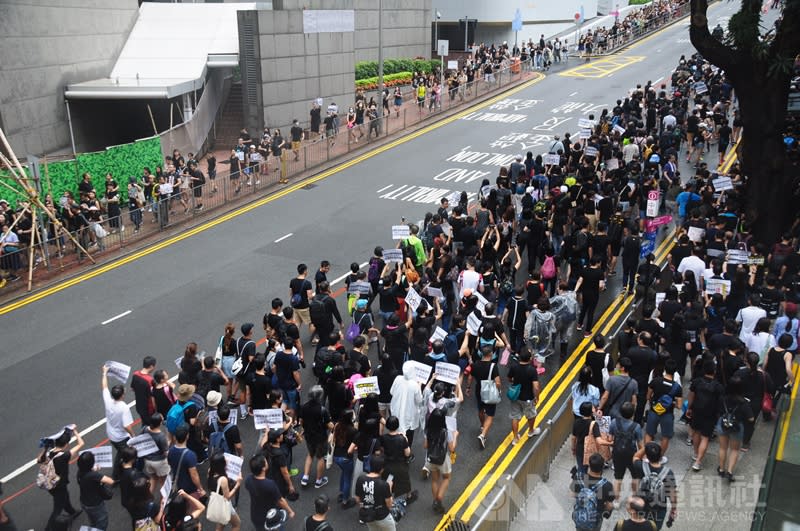 港媒：保安局長指控反送中美台背後搧風點火 資金來源已經枯竭 。（反送中檔案照）