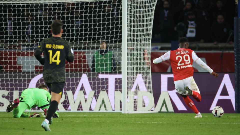 The striker scored 21 goals in Ligue 1 last season. - Xavier Laine/Getty Images