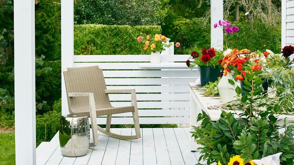 white wood fence ideas