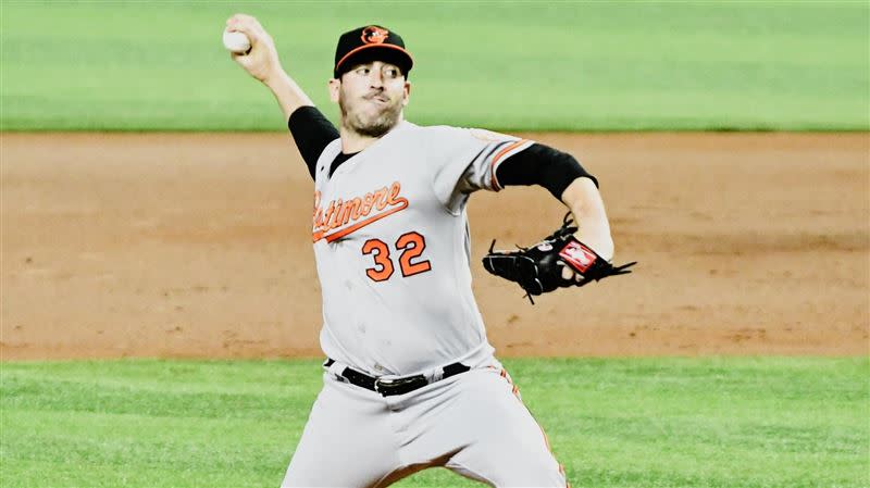 哈維（Matt Harvey）拿下轉戰金鶯首勝。（圖／翻攝自金鶯推特）