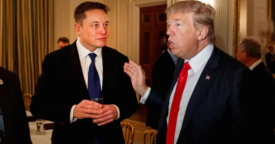 Elon Musk junto a Donald Trump (Evan Vucci/AP)