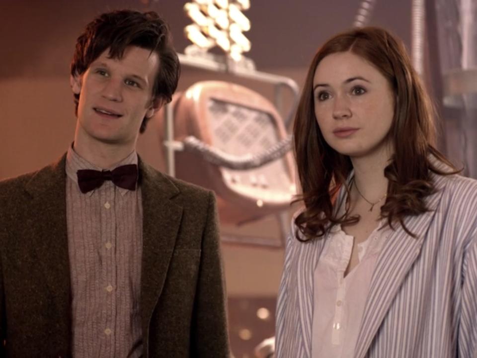 Matt Smith and Karen Gillan in "Doctor Who."