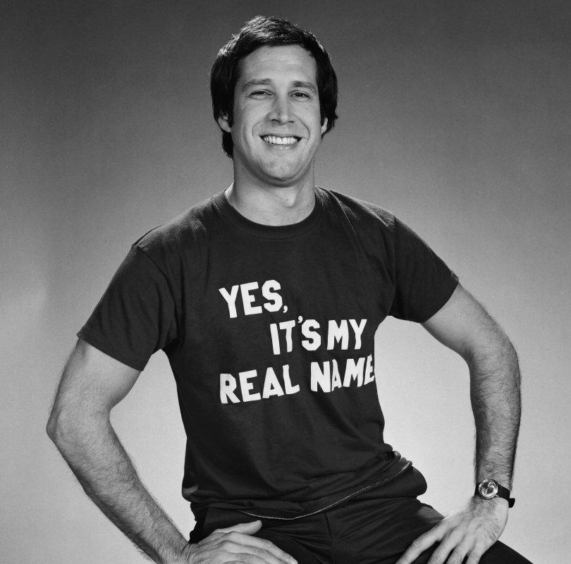 Chevy Chase as an 'SNL' cast member in 1975.<p>IMAGO / Album</p>