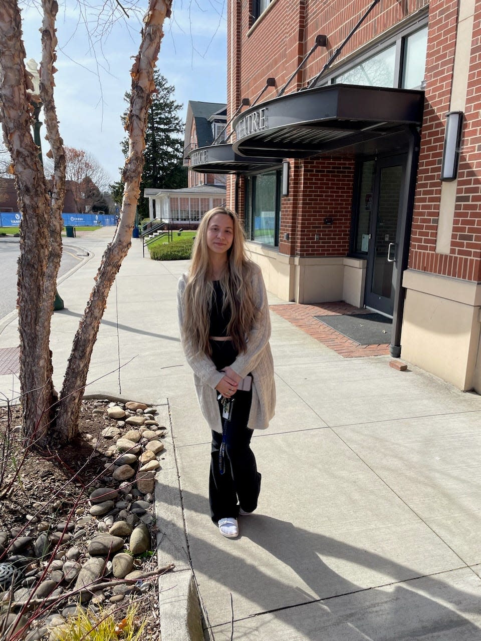 Mars Hill biology major Chastity Striegel was one of the numerous Mars Hill University students who sent emails to President Tony Floyd expressing their sadness about the administration's plans to cut down 10 trees.