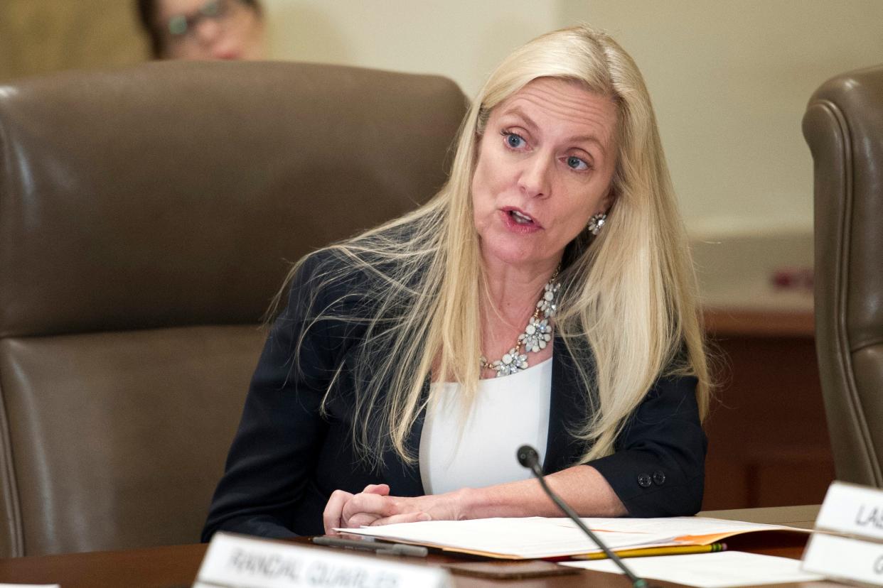 Treasury - Lael Brainard, a white governor at the Federal Reserve who served in both the Obama and Clinton administrations.