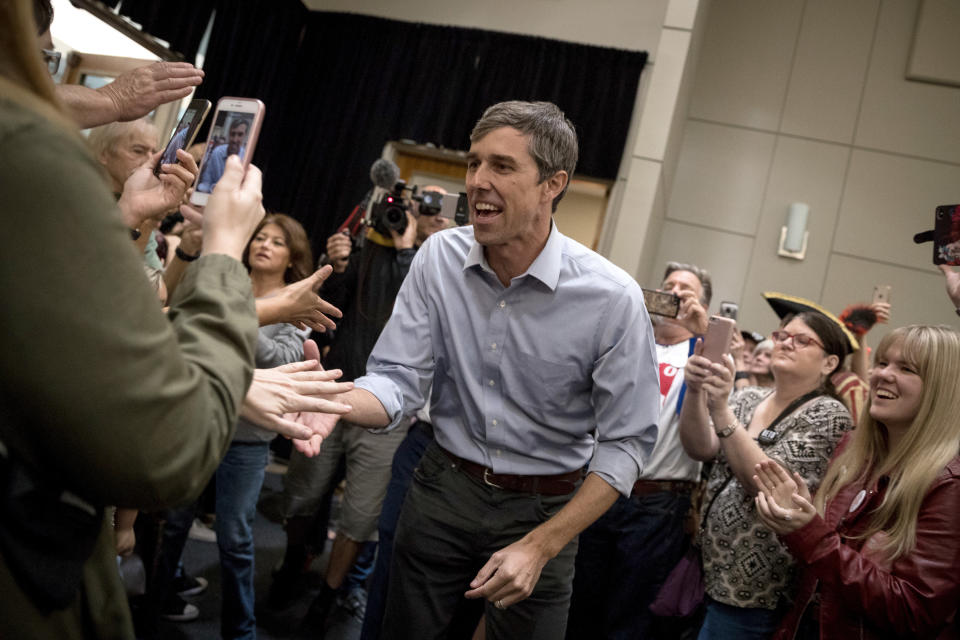 In explaining its endorsement of Beto O'Rourke for Senate in Texas, The Dallas Morning News editorial board said he had run &ldquo;a campaign that&rsquo;s based on unifying communities.&rdquo; (Photo: Loren Elliott via Getty Images)