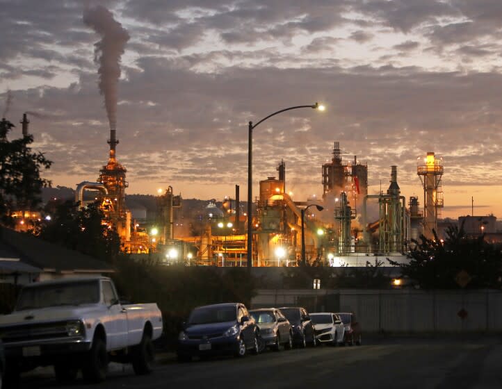 The Phillip 66 Los Angeles refinery in Wilmington, California