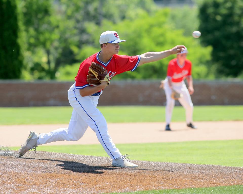 Grove City sophomore Keegan Holmstrom, an Ohio State commit, is 8-0 with a 1.48 ERA in 58 innings. He also is batting .415.