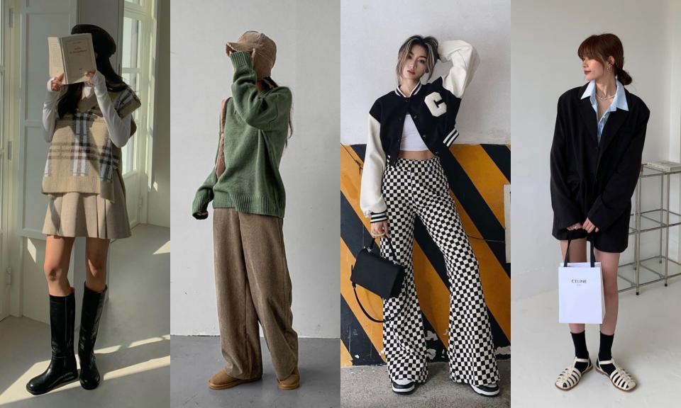 台灣人氣10大網拍品牌打造自我時尚風格。（圖：擷取自Weme Korea、Bowwow Korea、TheNaked IG）