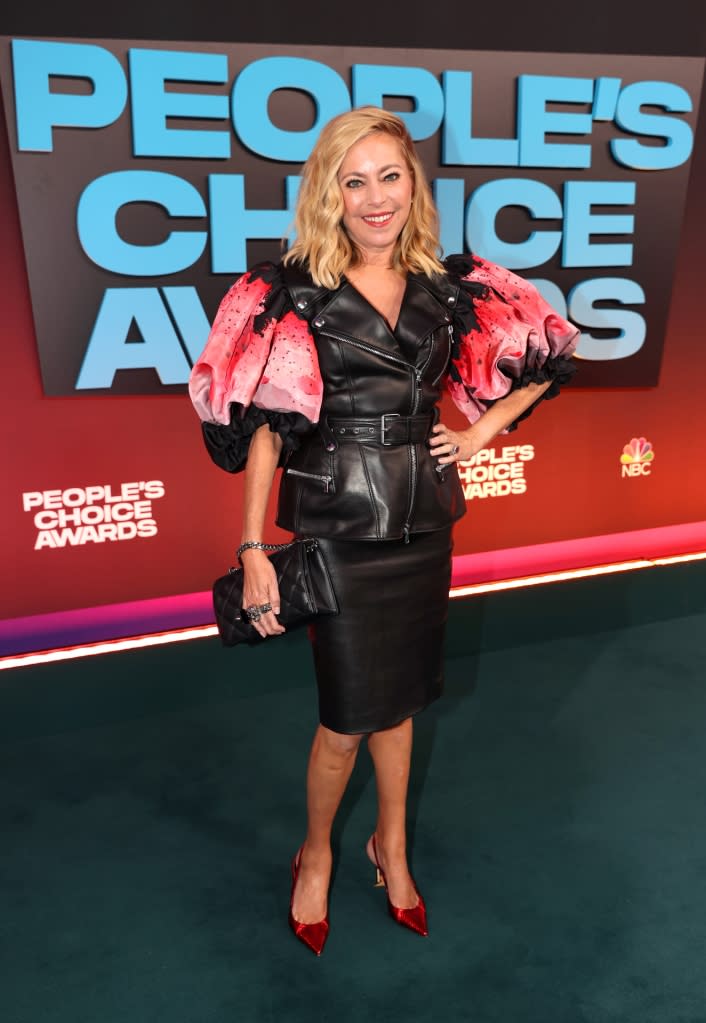 SANTA MONICA, CALIFORNIA – DECEMBER 07: 2021 PEOPLE’S CHOICE AWARDS — Pictured: Sutton Stracke arrives to the 2021 People’s Choice Awards held at Barker Hangar on December 7, 2021 in Santa Monica, California. (Photo by Christopher Polk/E! Entertainment/NBCUniversal/NBCU Photo Bank via Getty Images)