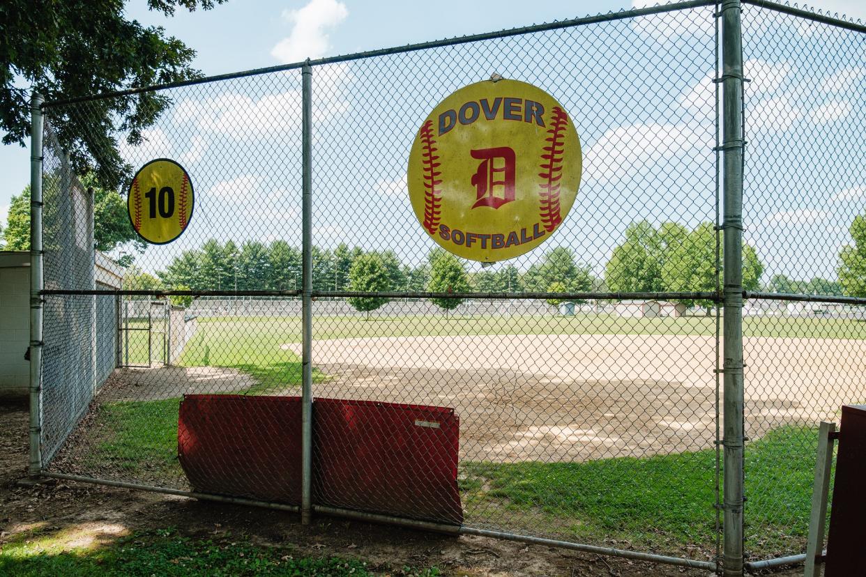 Softball field #10 is seen, Wednesday, July 19 at Dover City Park.