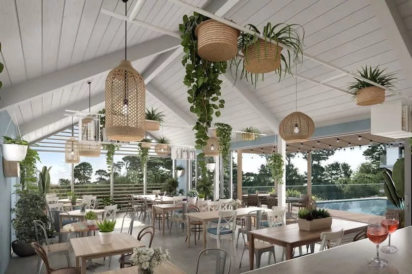 How the new restaurant at the Hotel Meudon could look