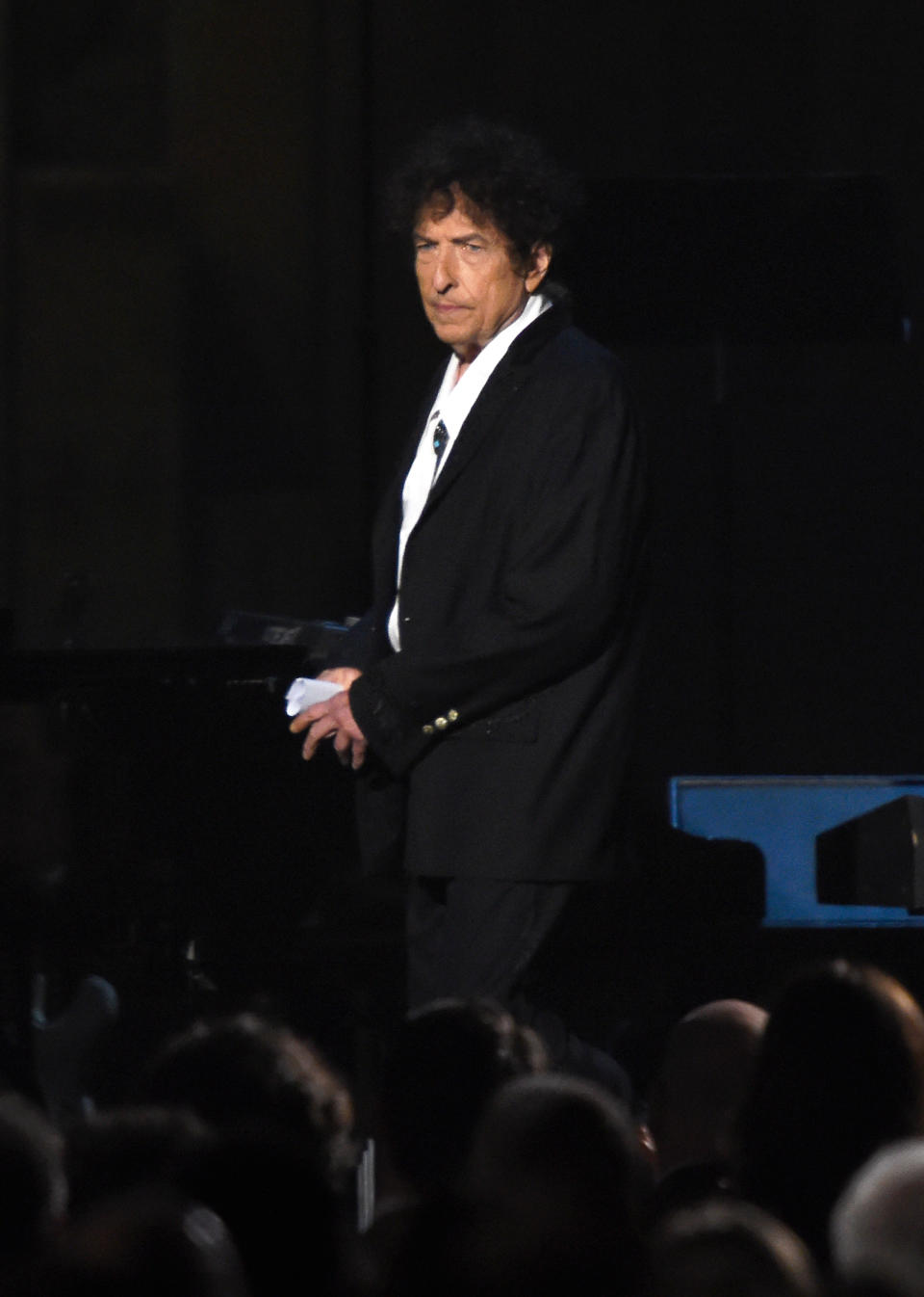 Bob Dylan Wearing Black Suit