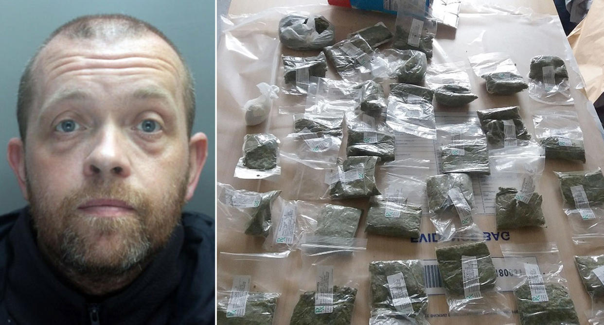 Members of the Liverpool Crown Court heard that officers found the stash when they searched his bag (Merseyside Police/PA)