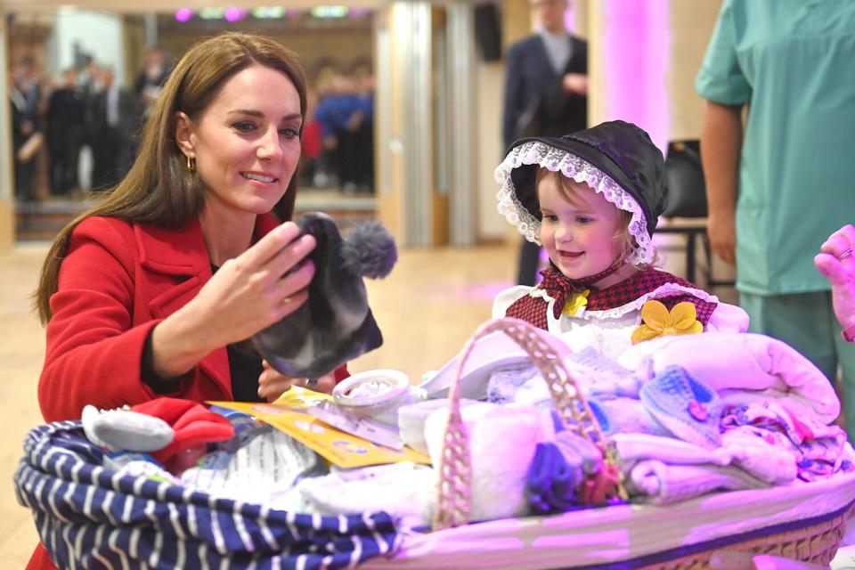 Catherine, Princess of Wales visits St Thomas Church, which has been has been redeveloped to provide support to vulnerable people, during their visit to Wales on September 27, 2022 in Swansea, Wales.