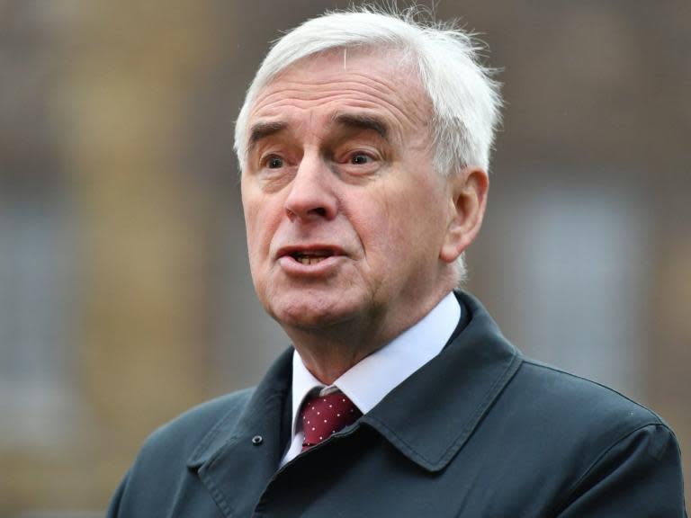 Labour to order MPs to vote for amendment calling for second Brexit referendum, McDonnell announces