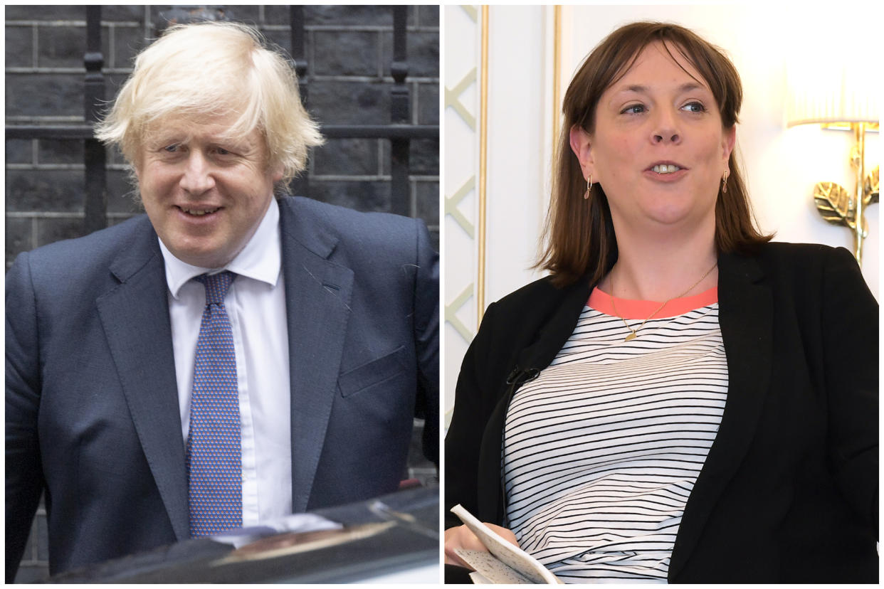 Boris Johnson has been labelled 'a liar' by Jess Phillips over his coronavirus data claims at PMQs. (Getty Images)