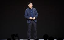 Richard Yu, CEO of Huawei's consumer business group, launches the Mate 30 smartphone range in Munich