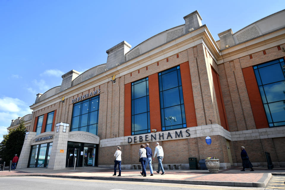 Debenhams store at the Trafford Centre in Manchester, England. (Anthony Devlin/Getty Images)