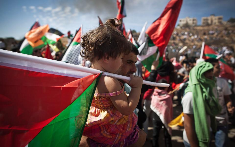 More than 1,000 Palestinian prisoners were freed in 2011 but Barghouti was not among them - Credit:  Ilia Yefimovich/Getty Images