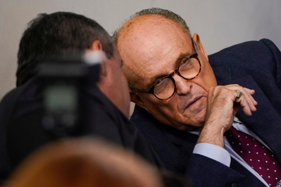 Former New Jersey governor Chris Christie and former New York mayor Rudy Giuliani worked together on presidential debate preparations.