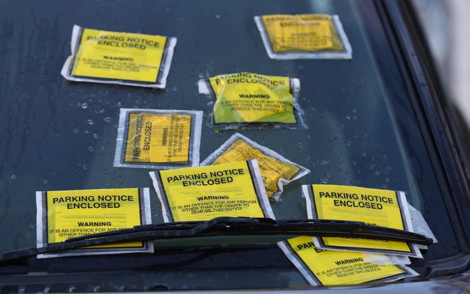 Parking Tickets - Jonathan Brady/PA