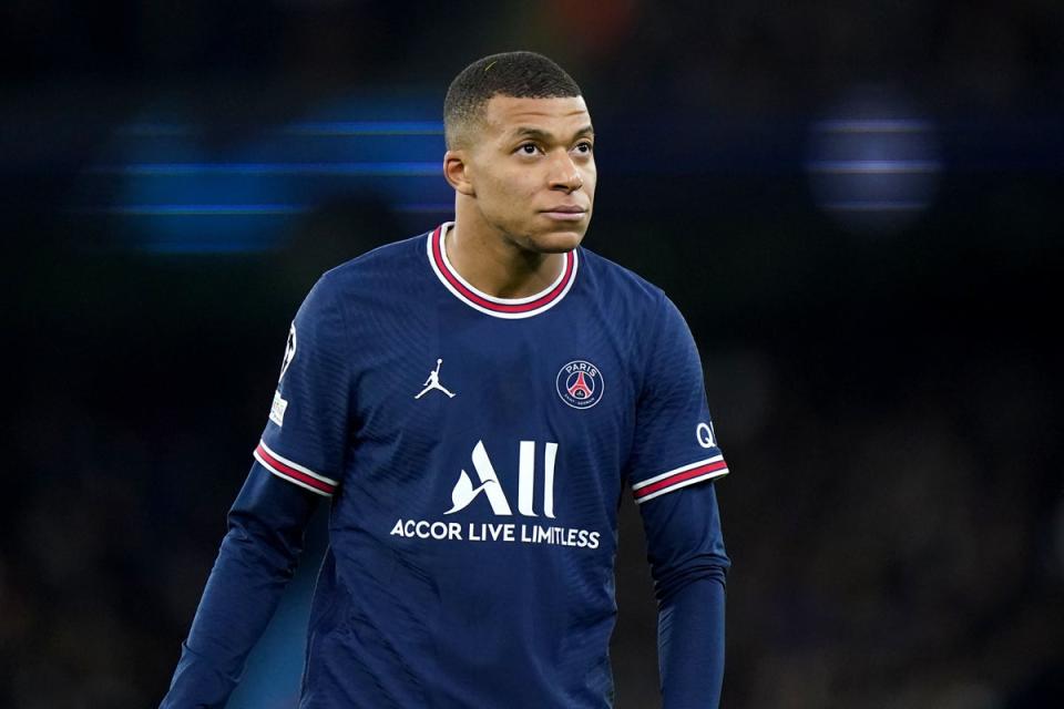Saudi club Al Hilal have submitted a world record bid for PSG forward Kylian Mbappe (PA Archive)