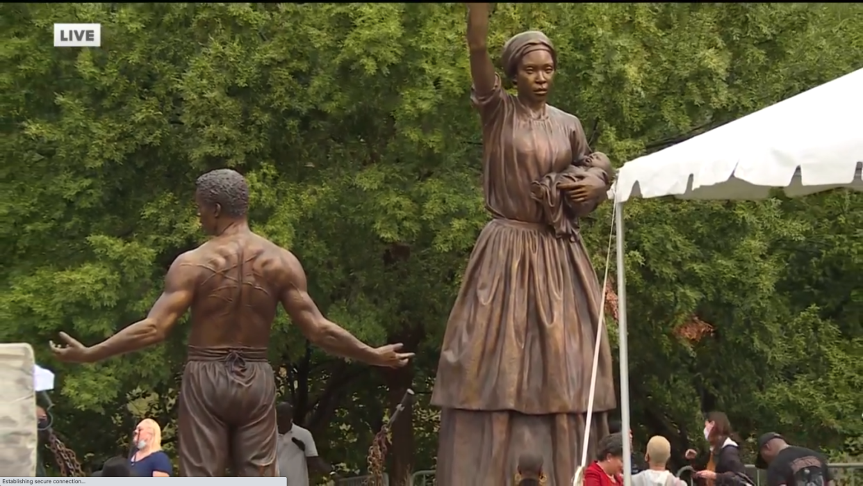 Emancipation and Freedom Monument (WTVR)