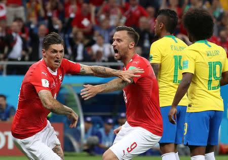 Partido entre Brasil y Suiza válido por el Grupo E del Mundial de Rusia, Rostov Arena, Rostov del Don, Rusia - 17 de junio de 2018. REUTERS/Marko Djurica