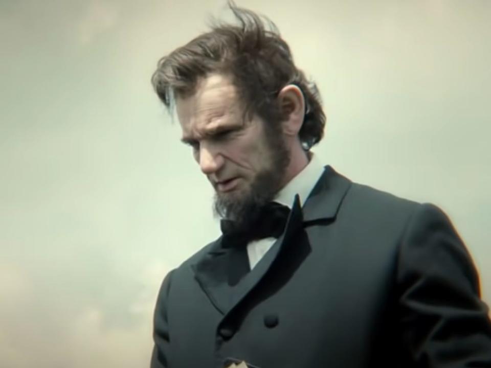 Benjamin Walker as Abraham Lincoln in "Abraham Lincoln: Vampire Hunter" (2012).