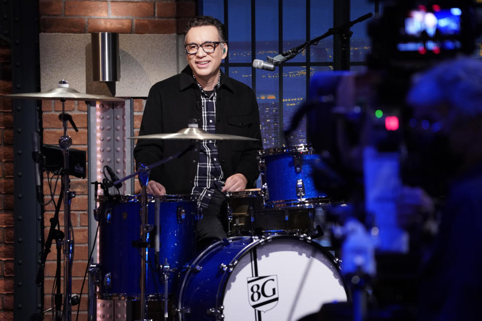 Fred Armisen of the 8G Band (Photo by: Lloyd Bishop/NBC)