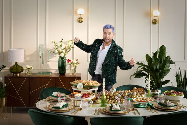 <p>Courtesy of Maison Boursin</p> Lance Bass for Boursin