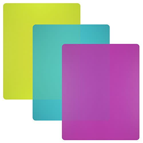 Nicole Home Collection Flexible Plastic Cutting Board Mats