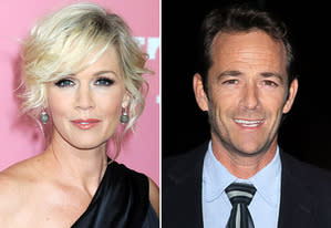 Jennie Garth, Luke Perry | Photo Credits: Jeffrey Mayer/WireImage.com; Michael Tran/FilmMagic.com