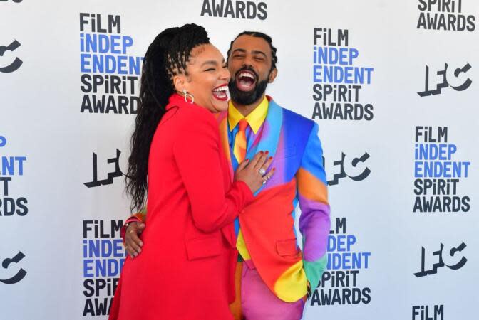 Actors Daveed Diggs And Emmy Raver-Lampman Are Expecting Their First Child | FREDERIC J. BROWN/AFP via Getty Images