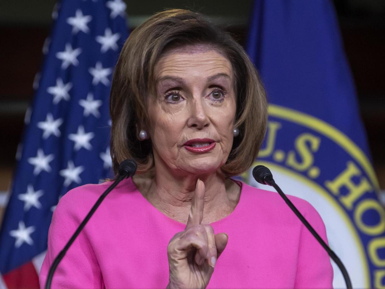 Nancy Pelosi is the Democratic speaker of the US House of Representatives: EPA