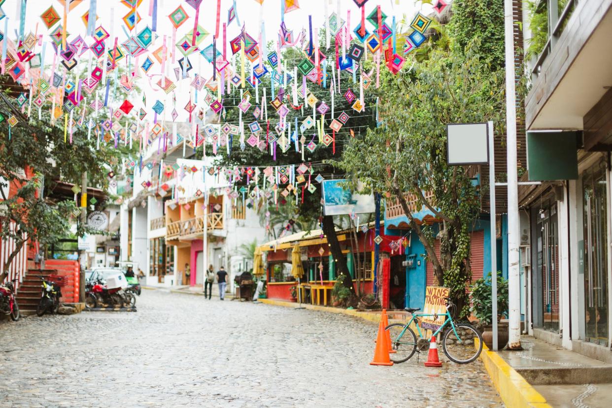 The streets of Nayarit, Mexico.