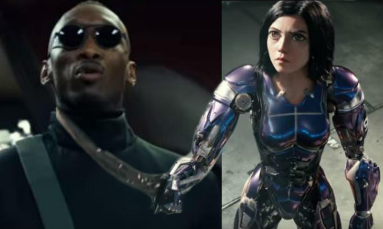 Mahershala Ali and Rosa Salazar face off in Alita; Battle Angel