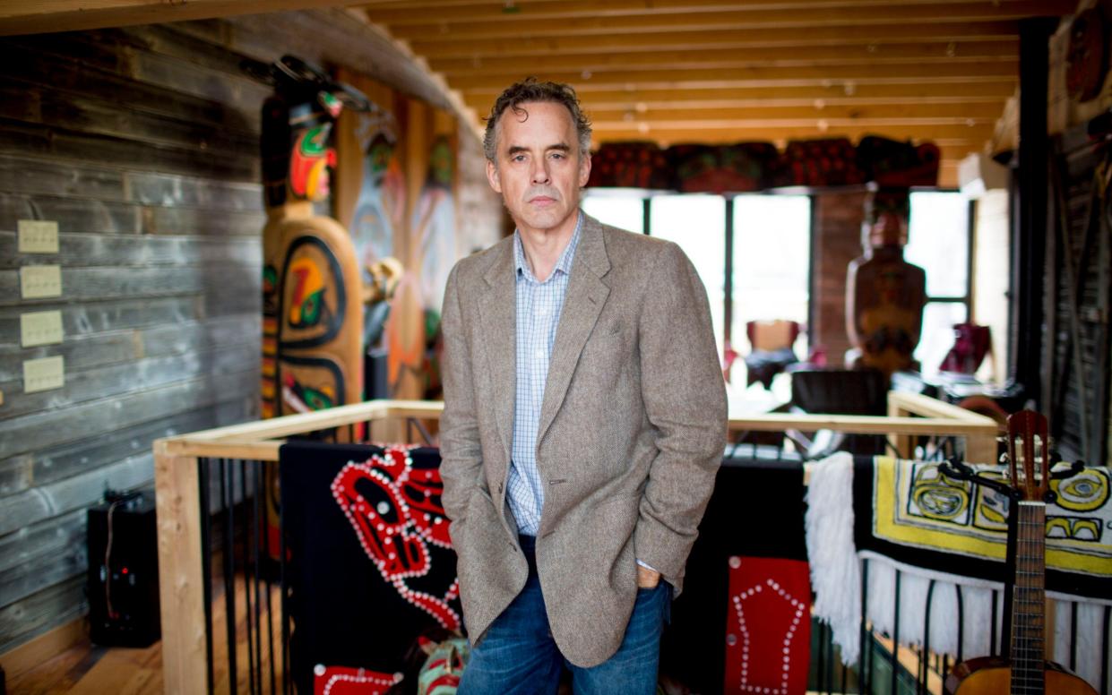 Dr Jordan Peterson in his home in Toronto, Canada