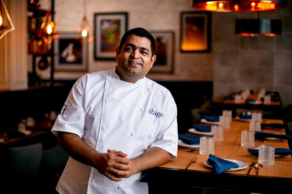 Chef Pushkar Marathe at Stage Kitchen, his Indian-inspired small plates restaurant in Palm Beach Gardens. Marathe plans to open a new restaurant, Ela, next month.