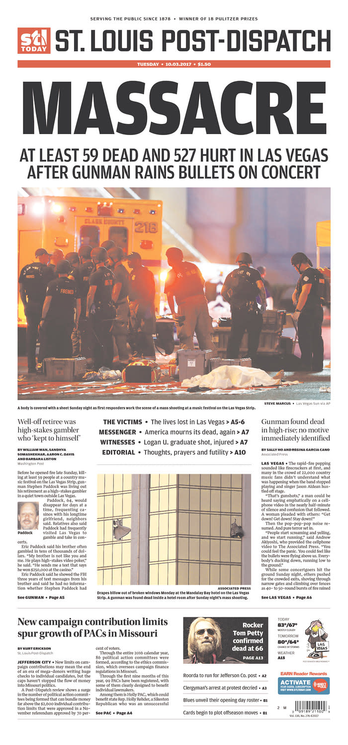 <p>“St. Louis Post-Dispatch,” published in St. Louis, Mo. (newseum.org) </p>