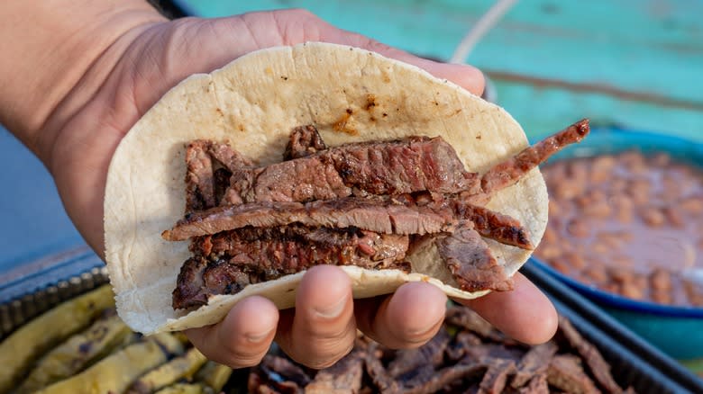 carne asada tacos