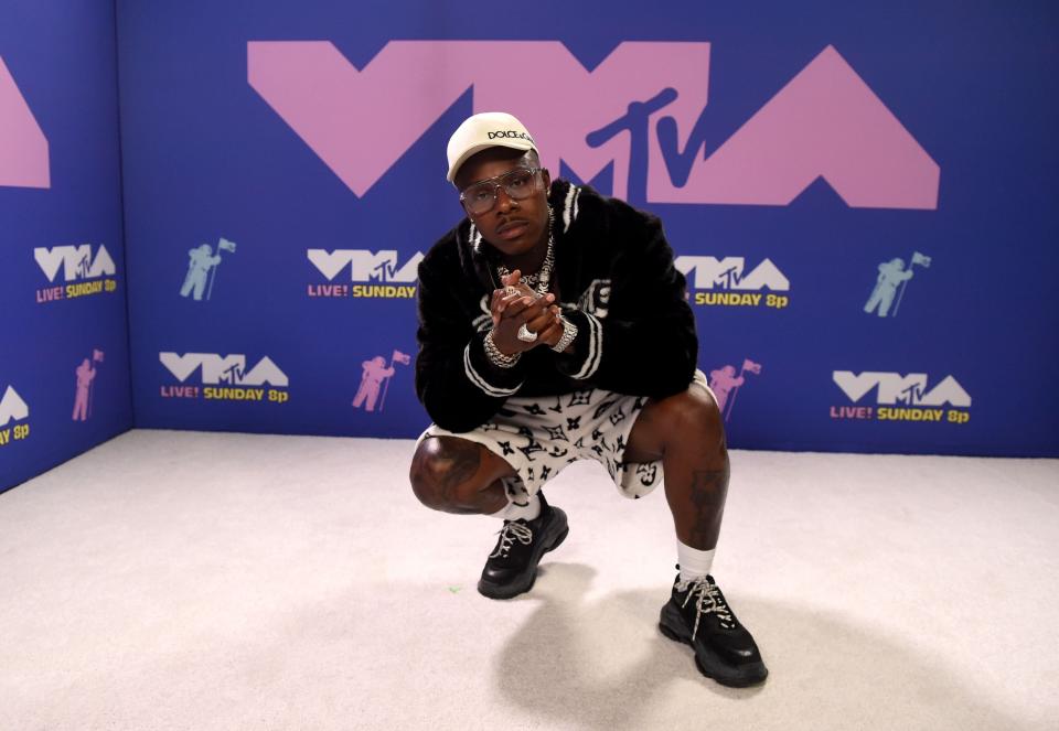 UNSPECIFIED - AUGUST 2020: DaBaby attends the 2020 MTV Video Music Awards, broadcast on Sunday, August 30th 2020.  (Photo by Kevin Winter/MTV VMAs 2020/Getty Images for MTV) (Photo: Kevin Winter/MTV VMAs 2020 via Getty Images)