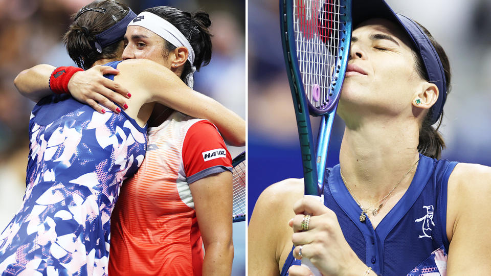 Ajla Tomljanovic, pictured here after her loss to Ons Jabeur in the quarter-finals at the US Open.