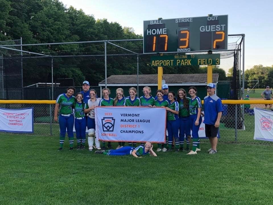 The Colchester 10-to-12-year-old Little League softball all-stars cruised to the District I crown with a three-game sweep of Champlain Valley.