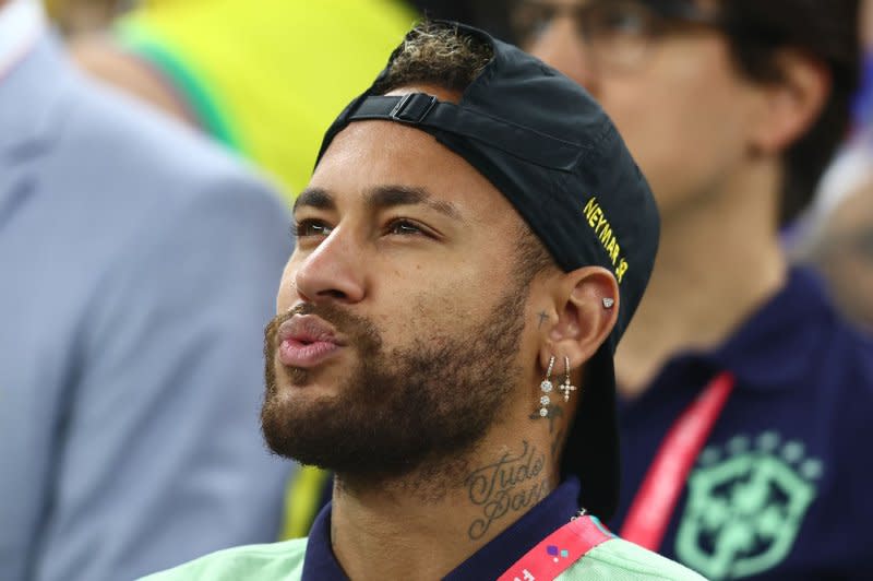 Neymar signed with Saudi soccer club Al Hilal in August after a stint at French Ligue 1 power Paris Saint-Germain. File Photo by Chris Brunskill/UPI